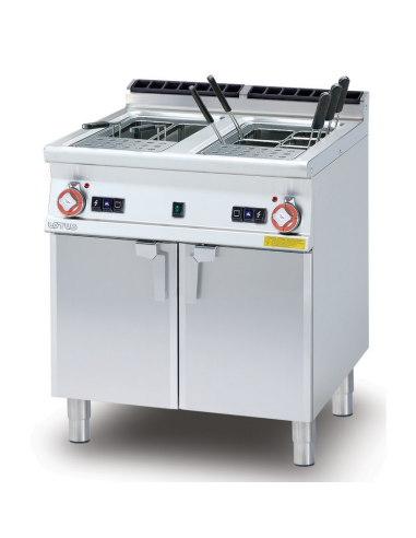 Professional gas pasta cooker - Capacity tank...