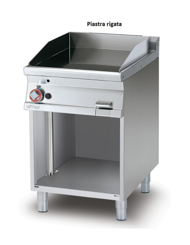 Fry top de gas profesional con placa de acero...