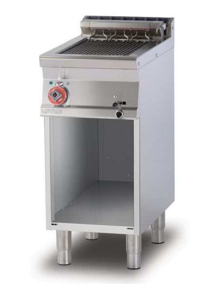 Griglia elettrica contact professionale - Cottura diretta - cm 40 x 70,5 x 90 h