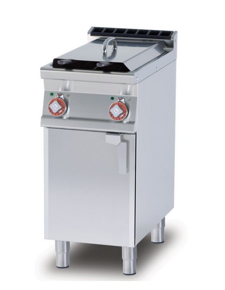Friggitrice elettrica professionale - Capacità vasche 8+8 lt - cm 40 x 70,5 x 90 h