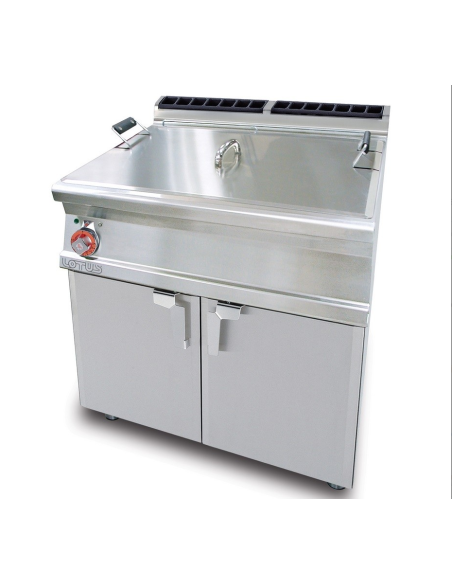 Friggitrice professionale elettrica per pasticceria - Capacità litri 45 - Cm 80 x 70,5 x 90 h