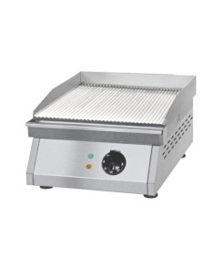 Electric fry top with ribbed top cm 39.5 x 40 - Steel top 2