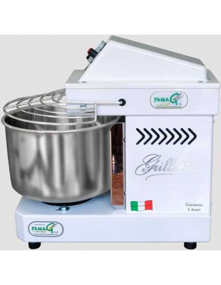 Impastatrice a spirale 10 velocità - capacità kg 5 - testa fissa - impasto per ciclo 5 kg
