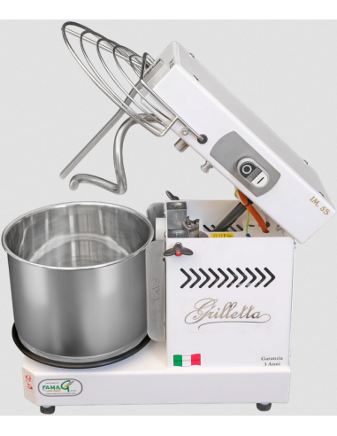 Impastatrice a spirale - capacità kg 5 - testa...