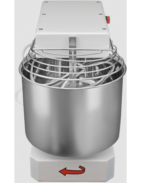Spiral mixer capacity 10 kg - fixed head - 10 kg of dough per cycle