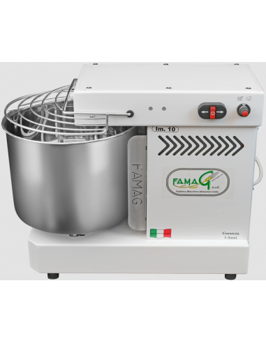 Spiral mixer High-hydration - capacity 10 kg -...