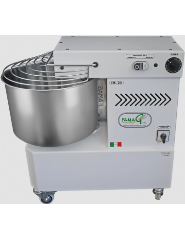 Spiral mixer Capacity 20 kg - fixed head - 20...