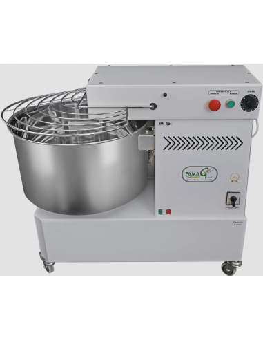 Spiral mixer capacity 50 kg - fixed head - 50...