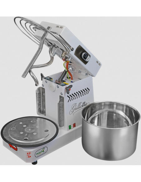 Spiral mixer Capacity 6 kg - liftable head removable bowl - 6 kg of dough per cycle