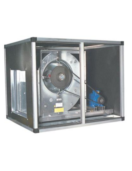 Enclosed forward-curved centrifugal fan with direct drive - Single-speed - Three-phase 400/3/50 Hz
