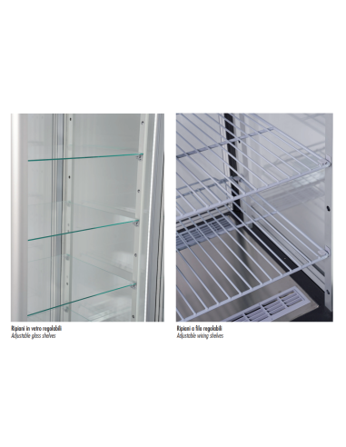 Pastry and Ice Cream Display Case - Temperature...