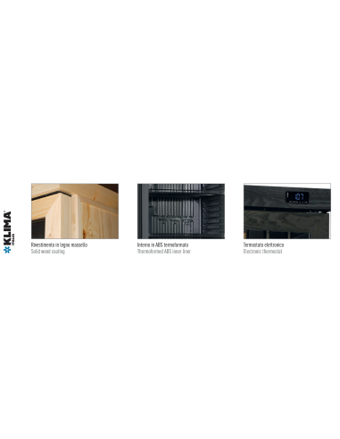 Refrigerated display case Wood-Clad Wine Rack -...