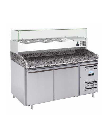 Heated Display, 12-Pizza Oven, 3-Door Pizza Counter, 700L Refrigerator, 30kg Spiral Mixer
