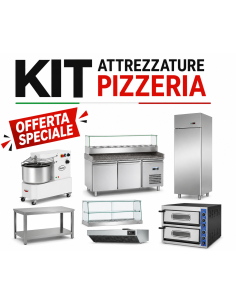 Heated Display, 12-Pizza Oven, 3-Door Pizza Counter, 700L...