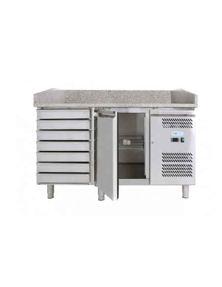 25kg Spiral Mixer, 8-Pizza Oven, Pizza Counter, Heated Display, 377L Refrigerator, Vegetable Cutter