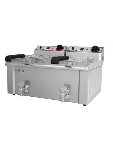 Complete Kebab Kit with 3-Door Refrigerated Saladette, Gas Gyros, Fry Top and Double Fryer