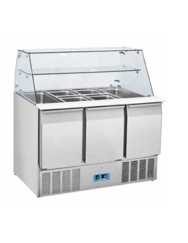 Complete Kebab Kit with 3-Door Saladette,...