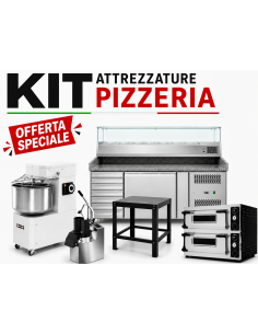 25kg Spiral Mixer, 12-Pizza Oven, 1-Door Pizza Counter...