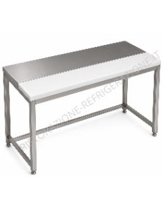 Tavolo AISI 304 - 1/2 piano polietilene 1/2 AISI 304 -... 2