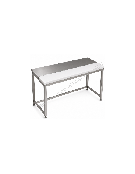 Table AISI 304 - 1/2nd floor polyethylene 1/2 AISI 304 - Depth 70