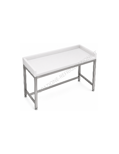 Tavolo a giorno AISI 304 - Piano in polietilene...