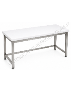 Tavolo a giorno AISI 304 - Piano in polietilene -... 2