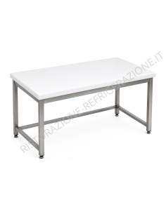 Table per day AISI 304 - Polyethylene top - Depth 100