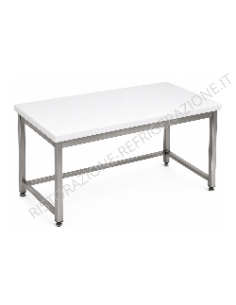 Tavolo a giorno AISI 304 - Piano in polietilene -... 2