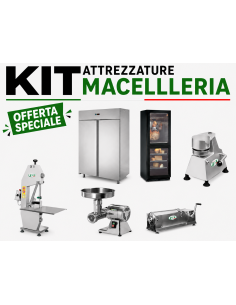 Kit Completo Macelleria con Armadio Frigorifero,...