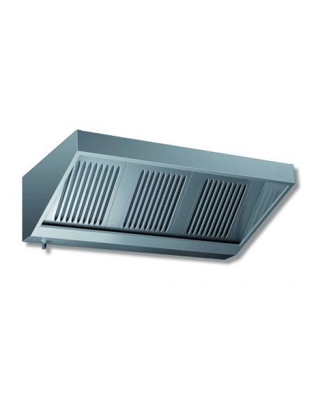 700 L fridge, 9+9 fryer, 4-burner gas range, 430 sliding-door table 200 cm, motorless hood 240 cm, electric ribbed griddle