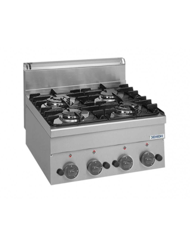 Frigo 700 L, friggitrice 9+9, cucina gas 4...