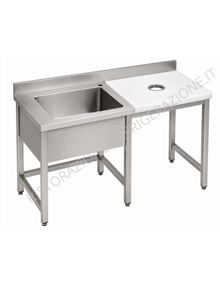 Mesa exterior - Profundidad 70 - Polietileno superior - Dimensiones diversos