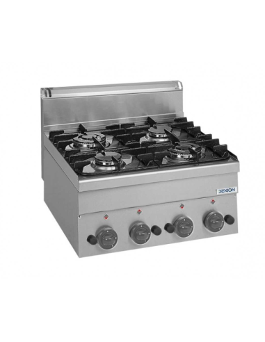 Frigo 400 L, forno 5 GN2/3 con base, cucina 4...