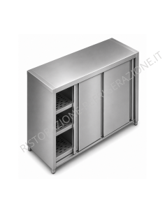 Sliding wall mounted shelves - Height 80 cm - Dimensions... 2