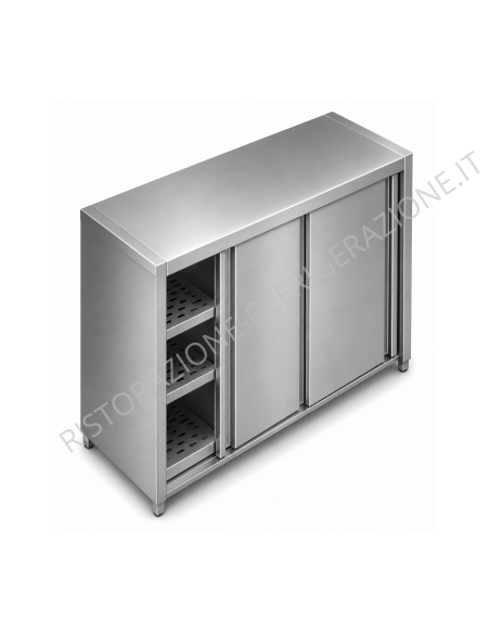 Sliding wall mounted shelves - Height 80 cm - Dimensions various