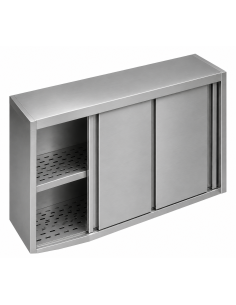 Sliding wall-mounted shelves - Height 60 cm - Dimensions... 2