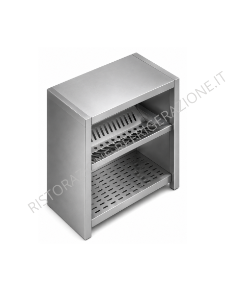 Thoughts per day - Dish rack - Plated shelf - Height 60 cm - Dimensions various