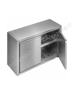 Swing doors - Height 60 cm - Dish rack - Asolate shelf -...