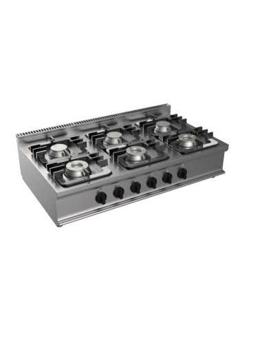 Cuocipasta gas 13 L con cesti, fry top, 6...