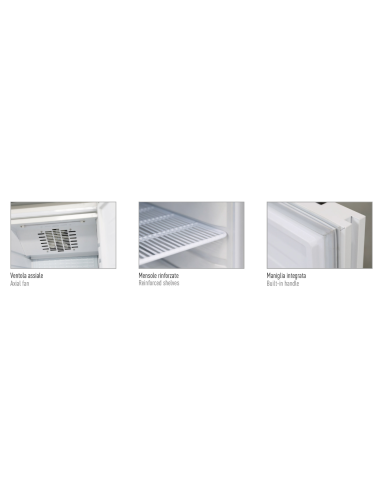 Refrigerated cabinet static - Capacity 400 lt