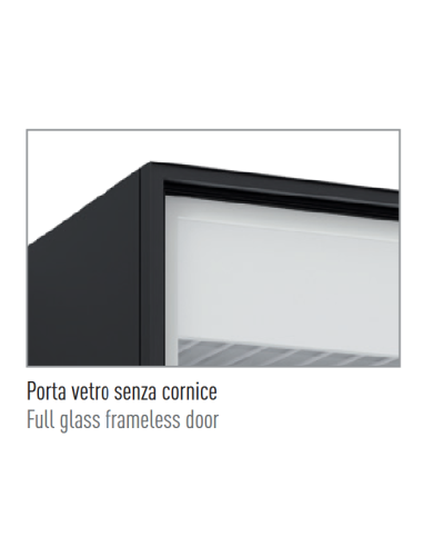 Freezer with glass door - 482 Lt – Temperature...