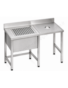 Meat preparation table/fish - Depth 70 - Dimensions various 2