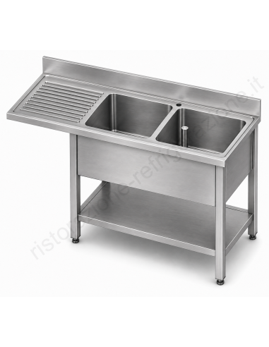 Cantilevered sink - shelf - Depth 70 - N. 2...
