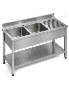 Lavender with shelf - Depth 70 - N. 2 tanks - Right drier 2