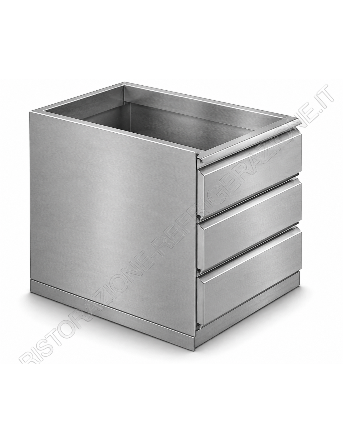 Cassettiera 3 cassetti con guide cm 37 x 60/70 x 56 h