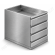 Cassettiera 4 cassetti con guide cm 37 x 60/70 x 56 h