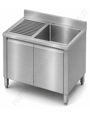 Lavello ante battenti - Depth 60 - N.1 tub -...