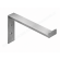 Single fixed support for shelf 40 kg per shelf 30/50 cm