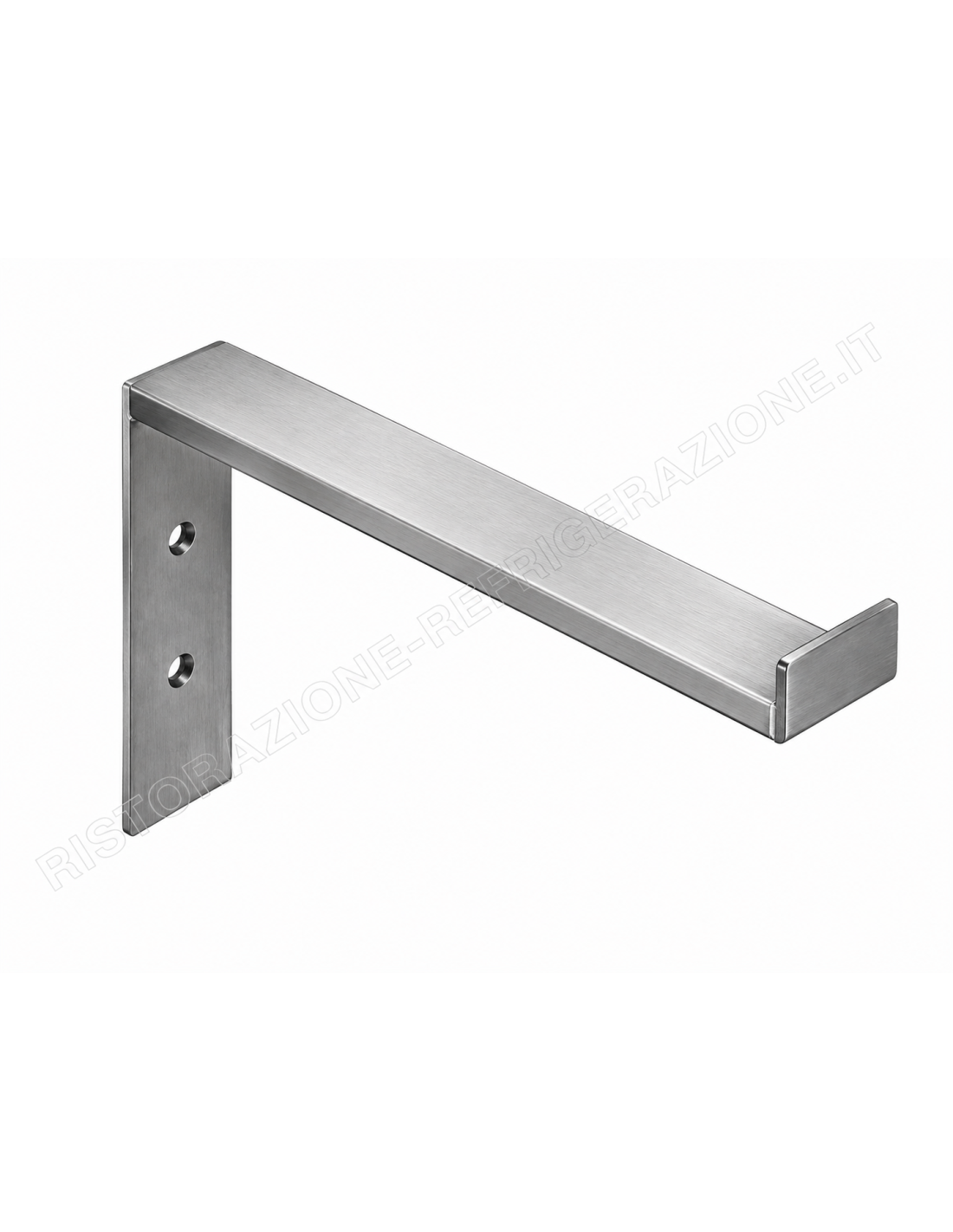 Soporte fijo único para estante 40 kg por estante 30/50 cm