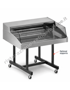 Self-service display case for cold cuts, cheeses, fruits,...